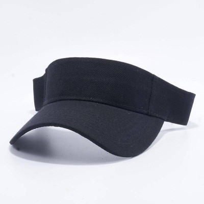 High quality custom high crown golf visor hat summer cotton running visor Cap